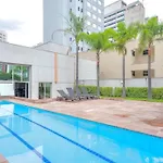 Flat em Hotel na Bela Cintra próximo à Paulista e Consolação